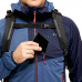 Куртка для альпинизма мужская сине-голубая SOFTSHELL ALPINISM LIGHT Simond