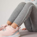 Легинсы для девочек серые BABY GYM 500 Domyos