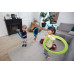 Легинсы для девочек серые BABY GYM 500 Domyos