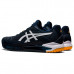 Кроссовки для тенниса мужские черно-белые GEL RESOLUTION 8 Asics