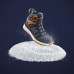 Ботинки для походов зимние водонепроницаемые мужские черные SH100 WARM MID Quechua
