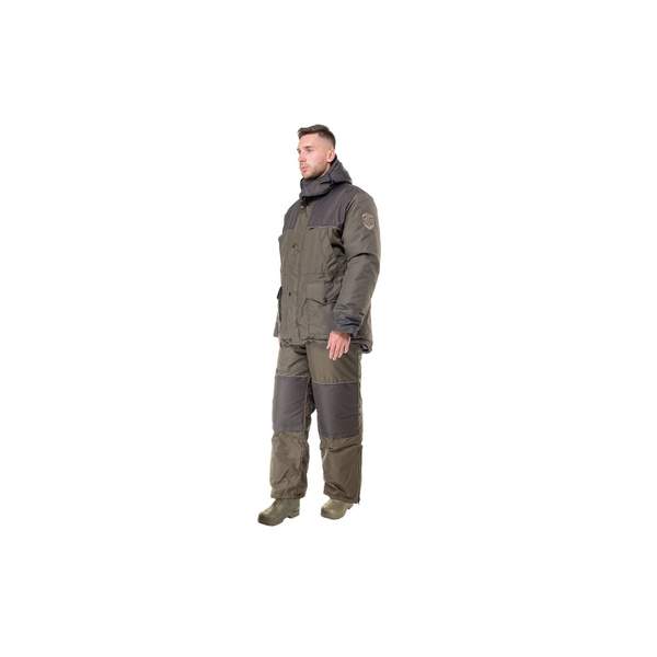 Костюм для зимней рыбалки мужской хаки ПОЛЮС Huntsman