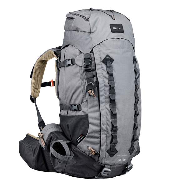 Рюкзак туристический 60 л мужской серый MT900 SYMBIUM Forclaz