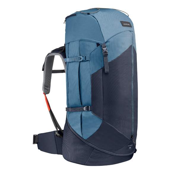 Рюкзак туристический 60 л женский синий MT100 EASYFIT Forclaz