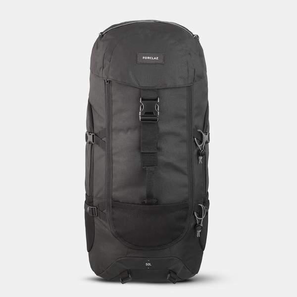 Рюкзак туристический 50 л черный FORCLAZ 50 Forclaz