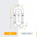 Рюкзак туристический 50 л черный FORCLAZ 50 Forclaz