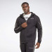 Толстовка для фитнеса с капюшоном мужская черная Reebok