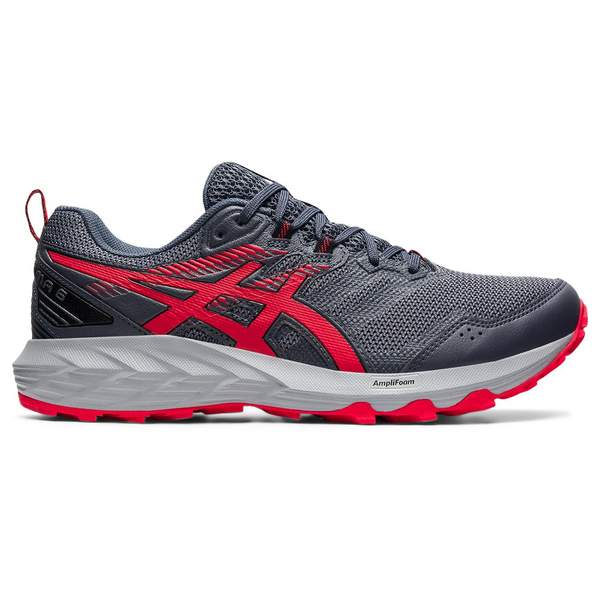 Кроссовки для трейлраннинрга мужские серо-красные GEL-SONOMA 6 Asics