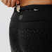 Длинные тайтсы для бега утепленные женские черные RUN WARM PLUS Kalenji