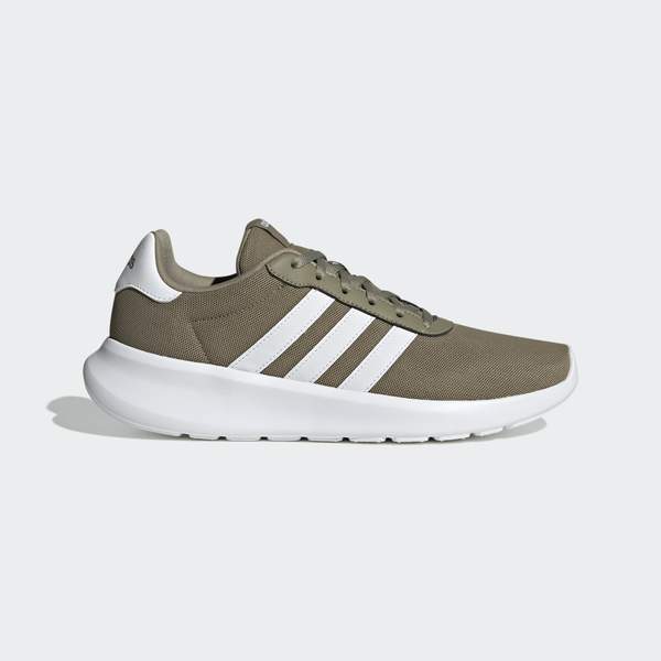 Кроссовки для активной ходьбы мужские хаки LITE RACER 3.0 Adidas