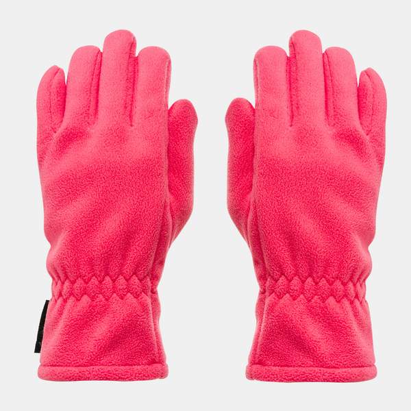 Перчатки для походов флисовые для детей 6-14 лет розовые SH100 X-WARM Quechua